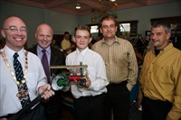 Meccano Exhibition 1 From Left To Right Chairman Thomas O'Reilly Steven,Mark,Selwyn,Ian (15K)